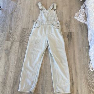 lightwash denim overalls from freepeople